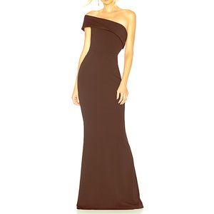Katie May black evening gown